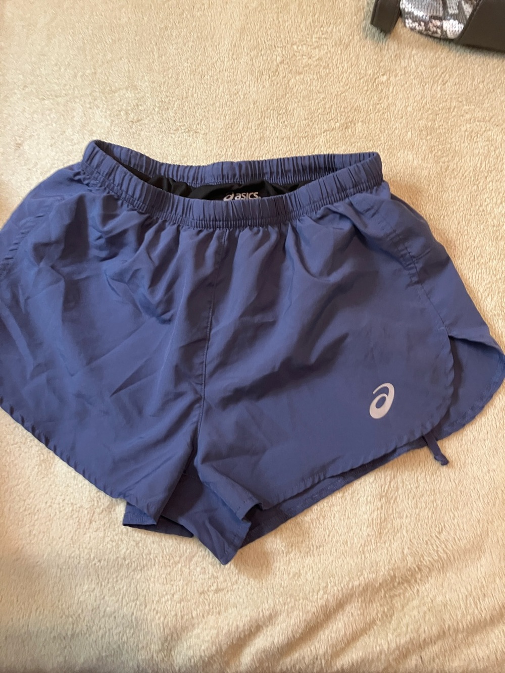 Asics Women's Navy Blue Athletic Running Shorts